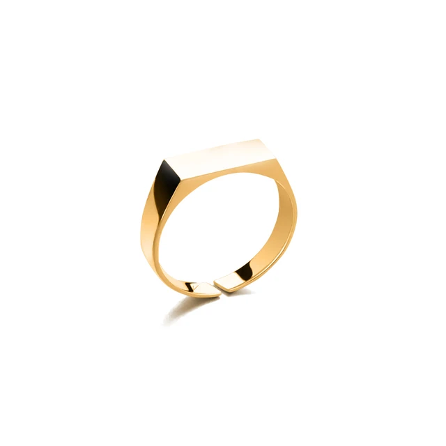 Siegelring in Einheitsgröße - Gold