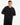Oversize T-Shirt mit Tasche - Schwarz