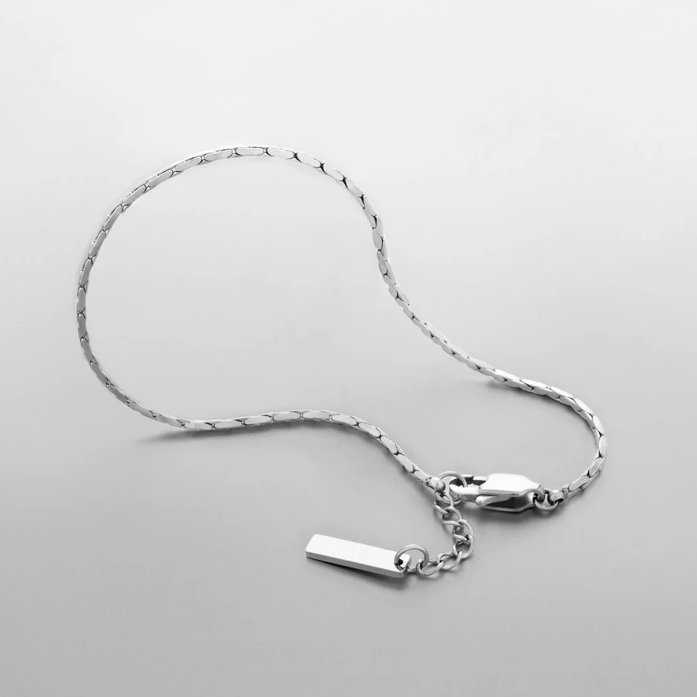 Bone-Armband Silber – Edles Herren-Armband aus Edelstahl