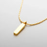 Bone-Halskette Gold mit dezentem Anhänger – Stilvolles Herren-Accessoire