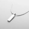Bone-Halskette Silber mit dezentem Anhänger – Zeitloses Herren-Accessoire