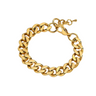 Chunky Armband für Damen - Gelbgold vergoldet