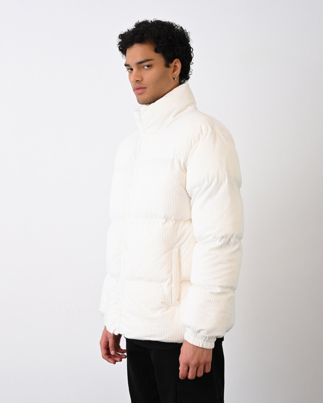 Cord Jacke für Herren - Weiß