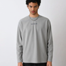 Cord Langarmshirt Freedom - Grau