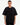 Oversize T-Shirt mit Tasche - Schwarz