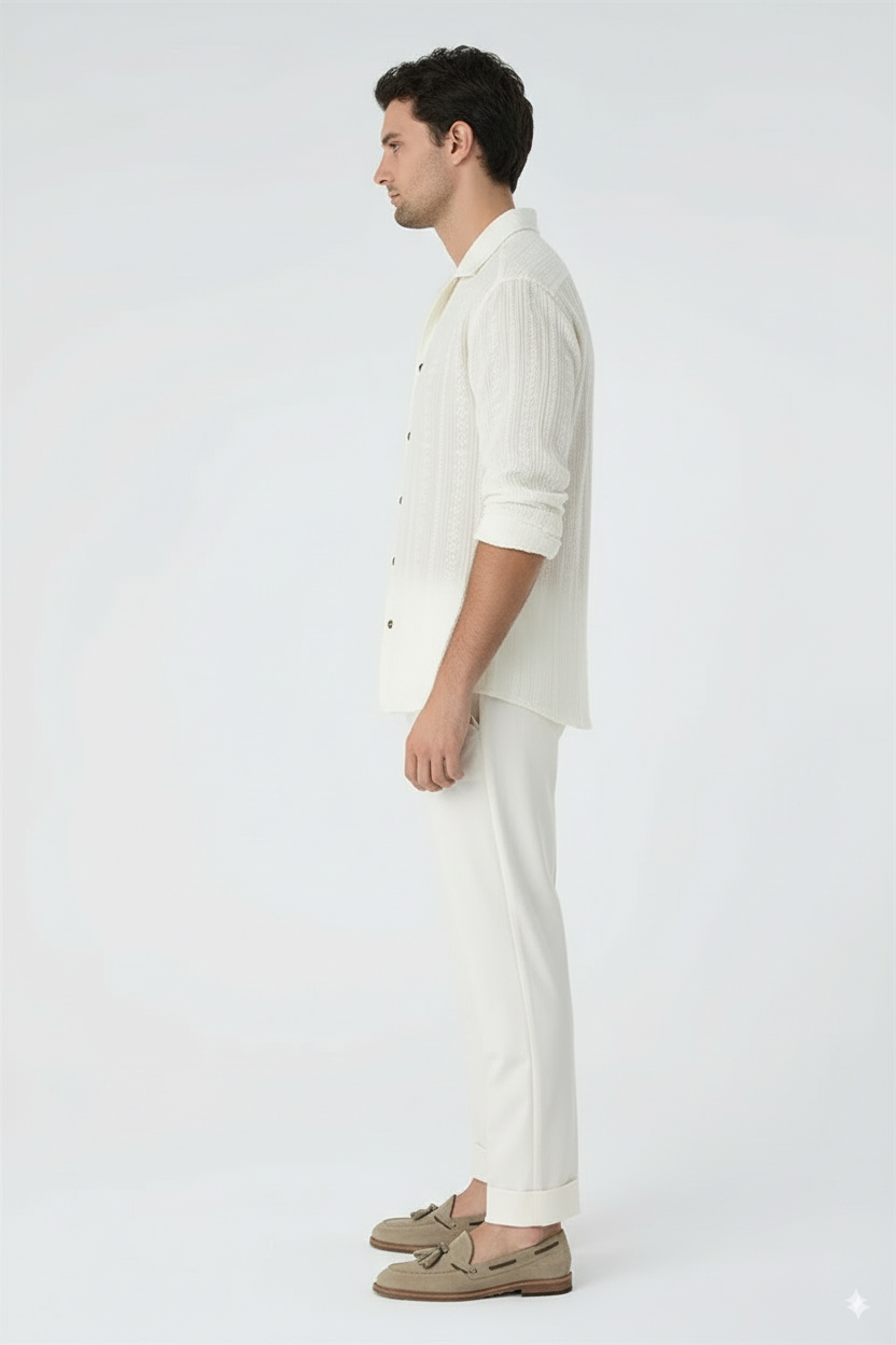 Detail Hemd - Creme