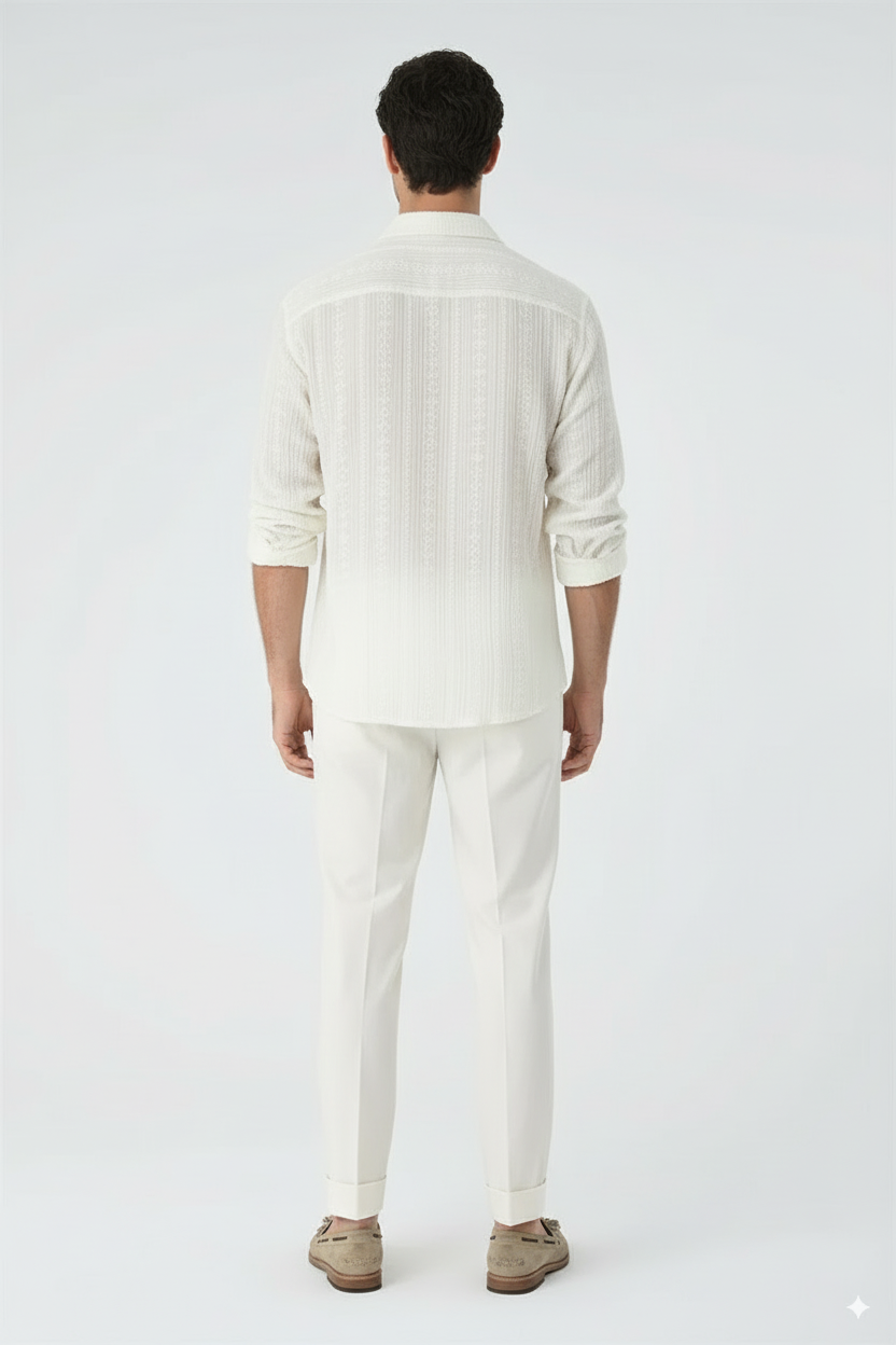 Detail Hemd - Creme