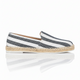 Espadrilles - Dunkelblau/Weiß