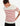 Gestreiftes T-Shirt - Creme/Rot