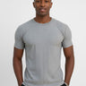 Gestreiftes T-Shirt - Grau