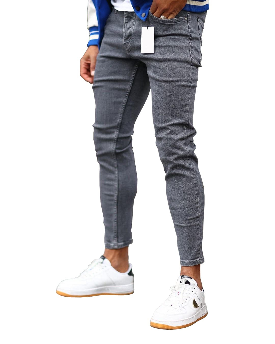 Skinny Jeans - Grau