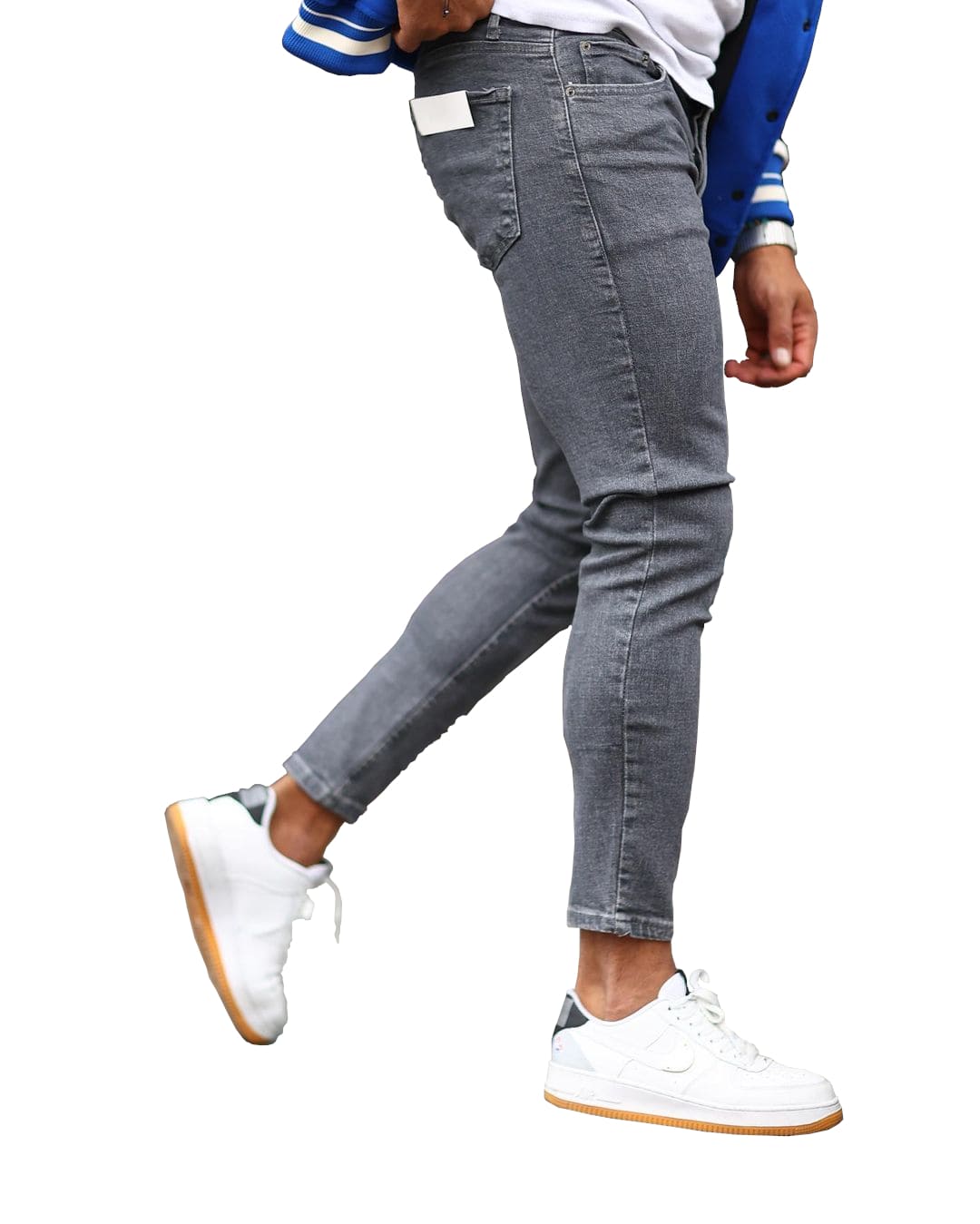 Skinny Jeans - Grau