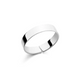 Minimal Ring poliert in Einheitsgröße - Silber