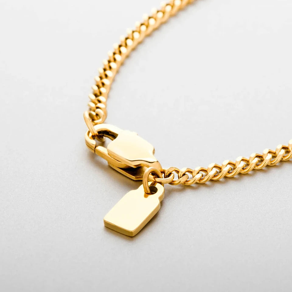 Panzer-Halskette  - Gold