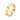 Love Ring mit sechs Kristallsteinen - Gelbgold vergoldet