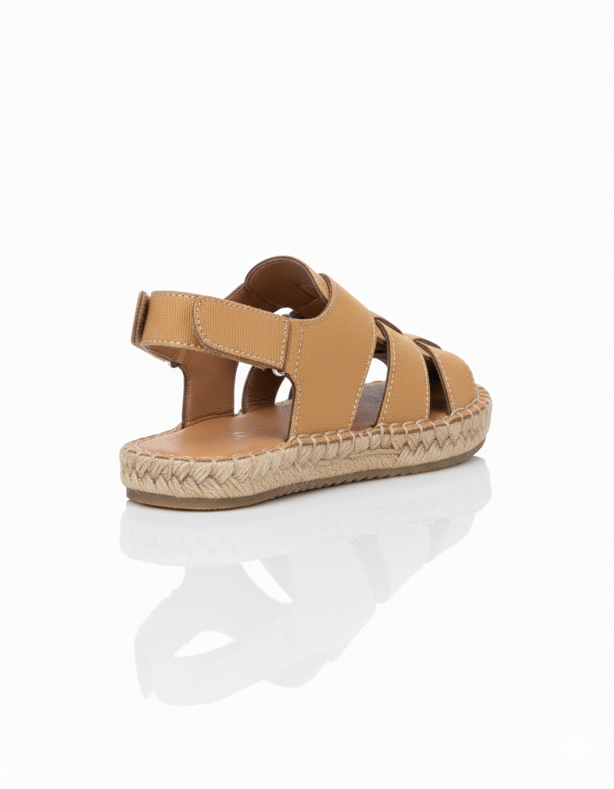 Sandalen-Braun hinten