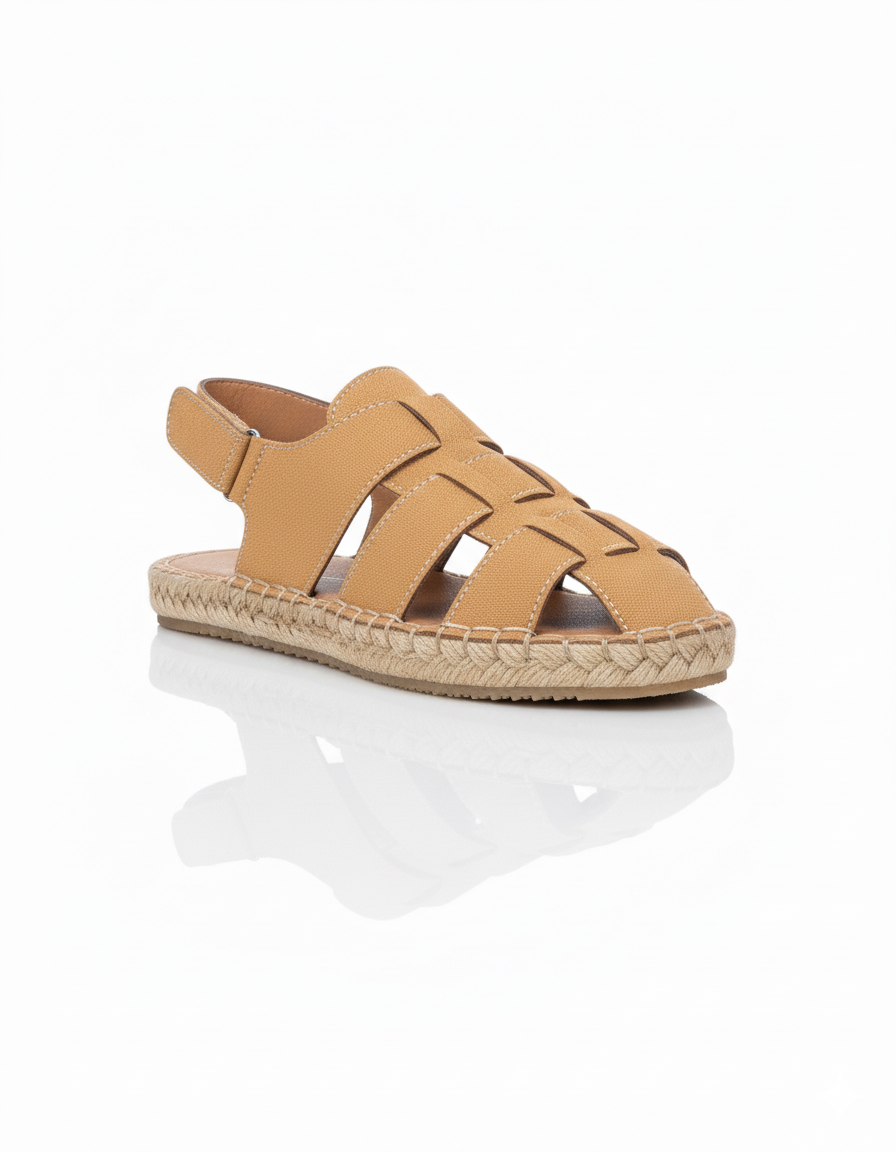 Sandalen-Braun seite