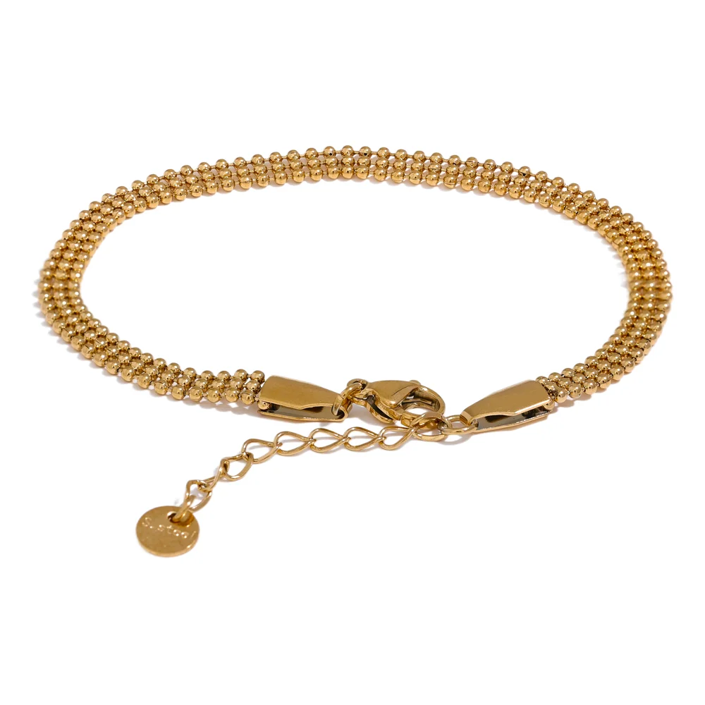 Kugel Armband  - Gelbgold vergoldet