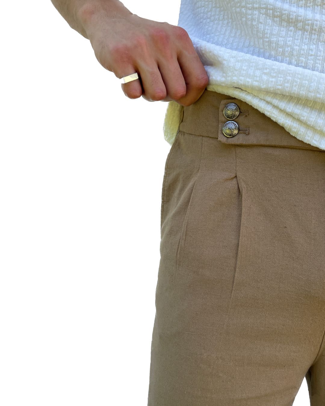 CHINO-BERMUDASHORT für Herren - Braun