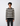 Slim Fit gestreiftes Langarmshirt - Schwarz/Creme