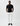 Slim Fit gestreiftes T-Shirt - Schwarz