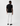 Slim Fit gestreiftes T-Shirt - Schwarz