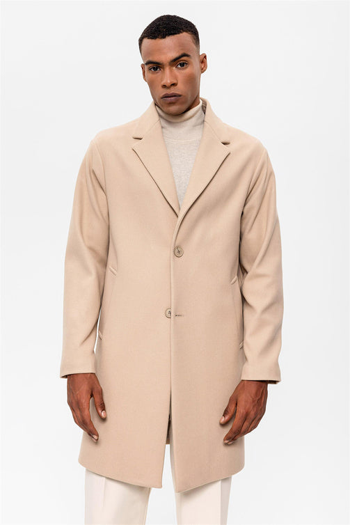 Antioch Mantel - Beige für Herren