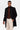 Mantel mit Richterkragen Regular-Fit - Schwarz