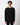 Langarmshirt mit Tasche - Schwarz