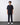 Oversize Cord T-Shirt mit Kragen - Dunkelblau