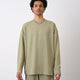 Oversize Langarmshirt - Kaki