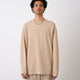 Oversize Langarmshirt - Beige