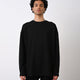 Oversize Langarmshirt - Schwarz