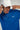 Oversize T-Shirt ABSOFUCKINLUTELY - Blau