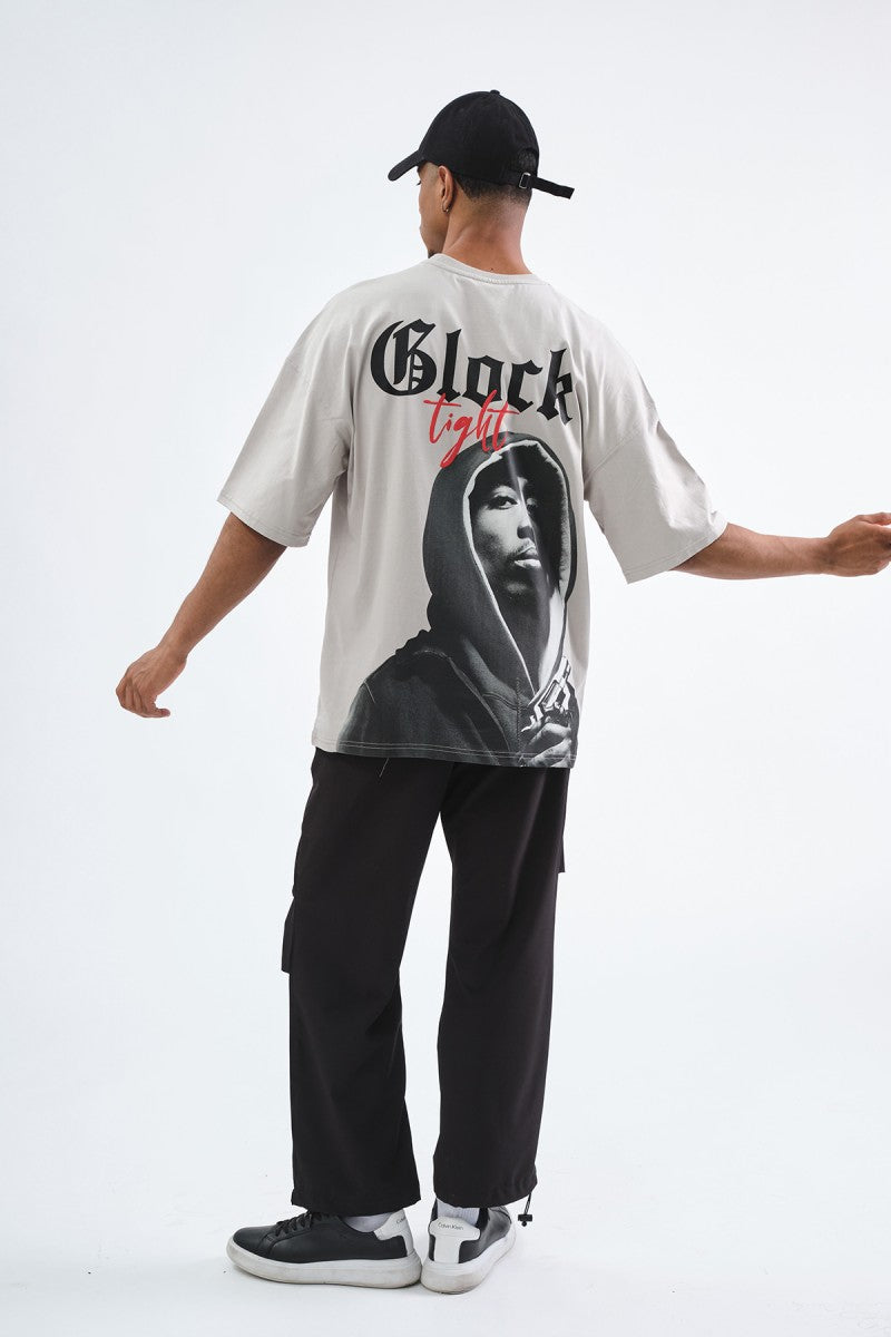 Oversize T-Shirt TUPAC - Beige