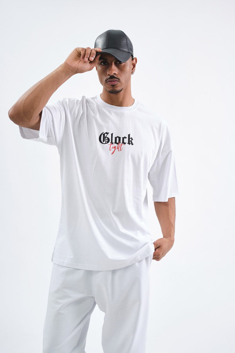 Oversize T-Shirt TUPAC - Weiß