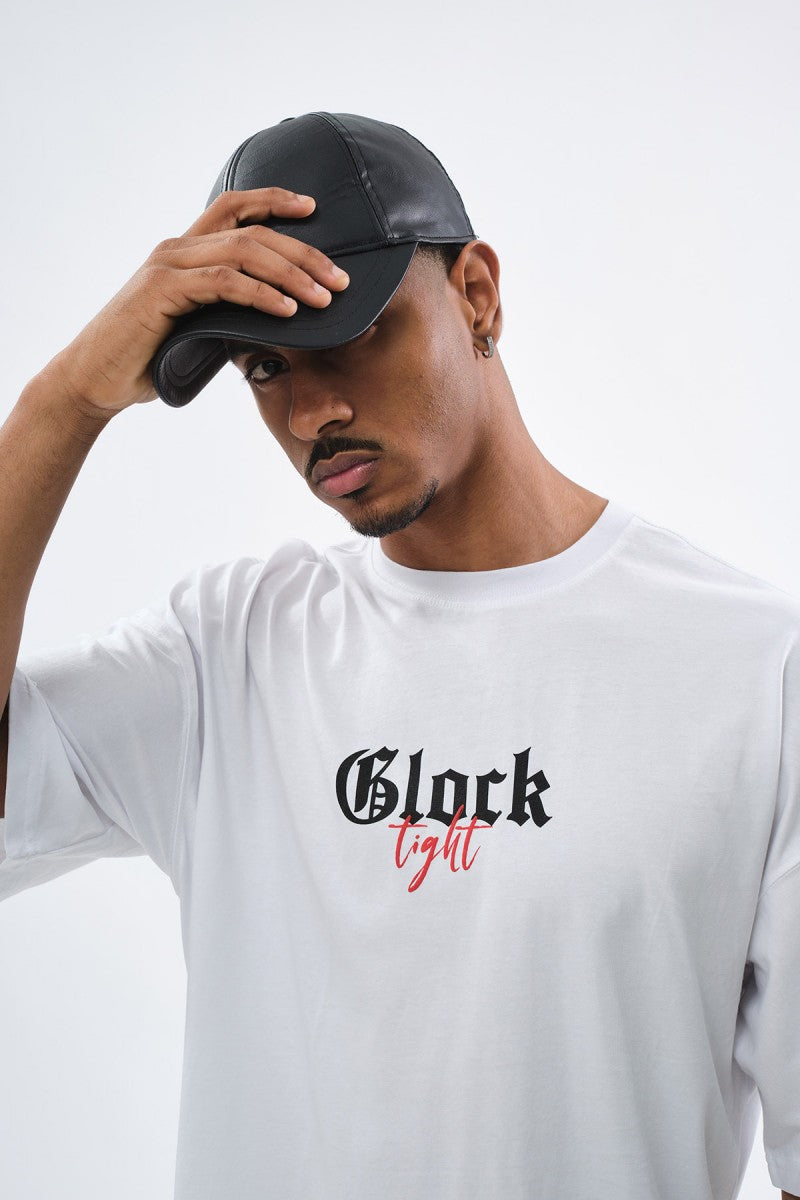 Oversize T-Shirt TUPAC - Weiß